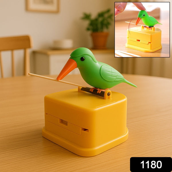 Portable Automatic Bird Toothpick Storage Box