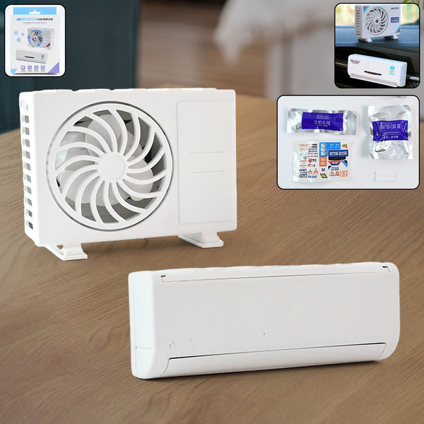 Solar-Powered Car Air Freshener with Built-in Perfume Diffuser for Dashboard & AC Vent