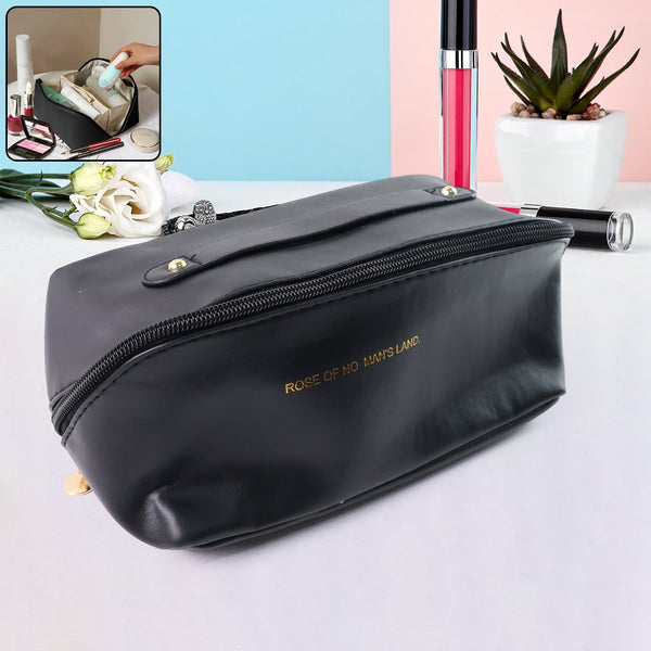 Metro Blush Black Travel Vanity Bag