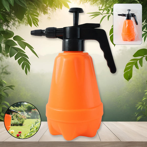 1.5L Heavy-Duty Plastic Pressure Spray Bottle with Adjustable Nozzle
