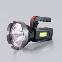 Multi-Function LED Torch with Side COB Light & USB Charging