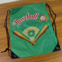 Water-Resistant Nylon Drawstring Backpack Bag (1 Pc / Mix Color & Design)