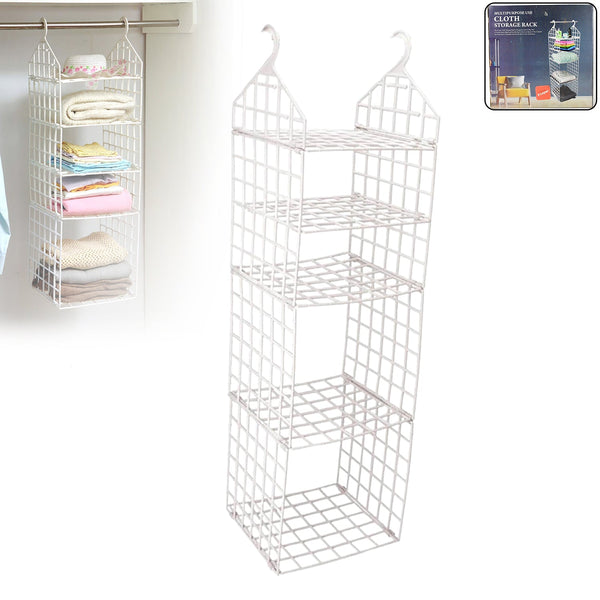 MULTIPURPOSE 5 LAYER FOLDING CLOTHES STORAGE RACKS