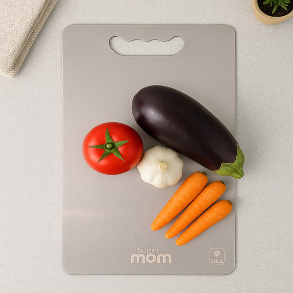 Supermom Medium Stello Stainless Steel Chopping Board