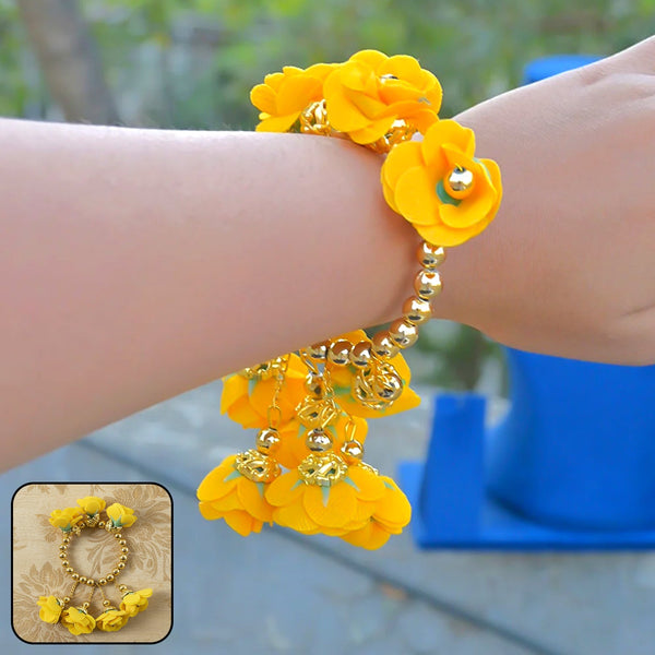 Traditional Pooja Wrist Ornament Haldi Kada Bracelet (1 Pc)