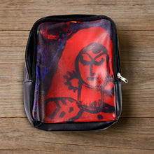 Handcrafted Multipurpose Zipper Pouch with Traditional Art Print