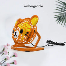 Stylish & Silent: Teddy Bear USB Fan for Any Space – Adjustable Cooling!