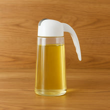 Kitchen Glass Oil Bottle Dispenser Automatic Opening Bottles  630 ML