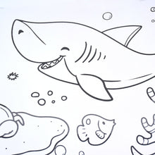 Fun and Educational Coloring Roll (1 Pc)