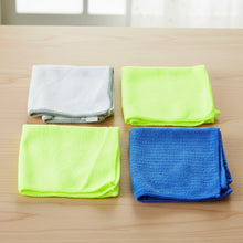 Multipurpose Microfiber Dust Cleaning Cloth (4 Pc Set)