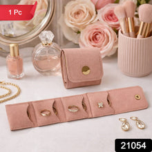 Foldable jewelry organizer wallet