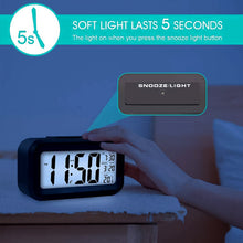 Soft Glow LCD Desk Clock