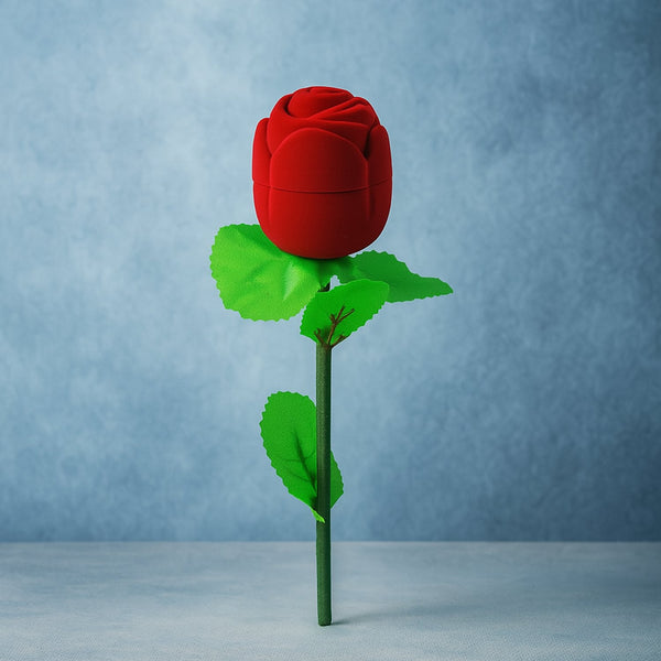 Artificial Rose Ring Gift Box