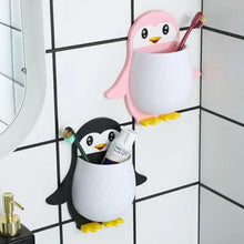 Penguin Storage Box, Wall Nightstand, Office Plastic Wall Mount
