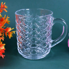 Glass Coffee & Tea Cup / Mug With Handle, Water glass (6 pcs Set / 225 ML)