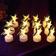Decorative Star Shaped Flameless LED Candles