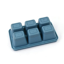 6-Grid Silicone Ice Tray – Ideal for Household Ice Making
