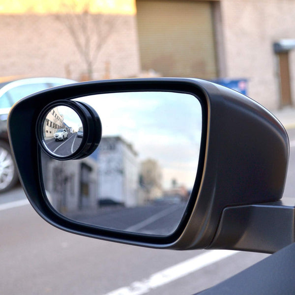Car Blind Spot Mirror – HD Glass, Convex & Frameless (2 Pcs Set)