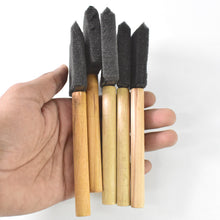 Multipurpose Sponge Brushes for Painting with Wooden Handles