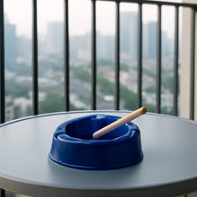 Oblivion Dark Blue Plastic Ashtray (1 pc)