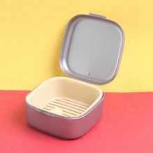 Oblivion Teeth Storage Box with Lid and Inner Tray, DENTURE CASE (1 Pc)