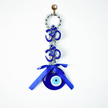 Traditional OM OM Evil Eye Wall Charm for Protection