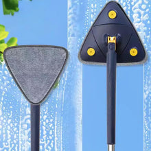 Rotatable Adjustable Triangle Cleaning Mop Triangle Mop with Long Handle(1 Pc)