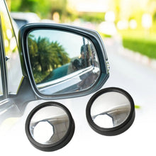 Car Blind Spot Mirror – HD Glass, Convex & Frameless (2 Pcs Set)