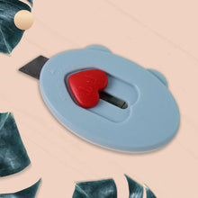 Mini Utility Cutter / Knife with Heart-Shaped Safety Lock (1 Pc)