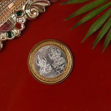 Premium Dual Finish Lakshmi Ganesh Coin for Pooja