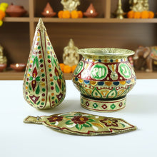 Traditional Decorative Pooja Kalash (1 Set)