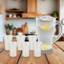Apex Unbreakable Lemon Jug Set with 6 Glasses – 1200ML Jug + 300ML Glasses Approx