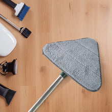 2-in-1 Extendable Triangle Mop – 360° Rotating Telescopic Mop (1 Pc)