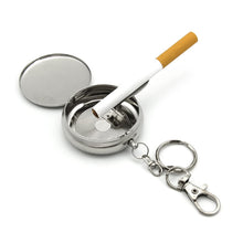 mini pocket ashtray steel