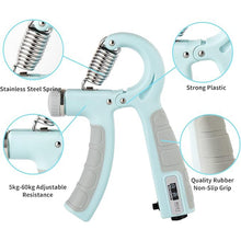 Gym Fitness Hand Grip Adjustable Finger Heavy Exerciser Strengthener 1 Pc