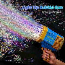 69 Holes Big Rechargeable Bubble Gun Powerful Machine Toy for Kids and Adults