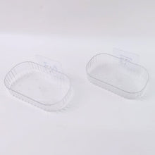 Sleek Transparent Soap Tray with Wall Mount Feature