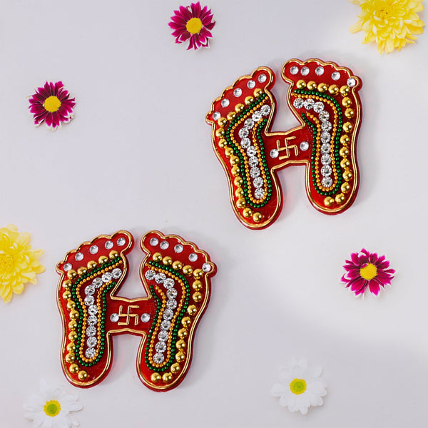 Auspicio Feet Diwali Sticker Set