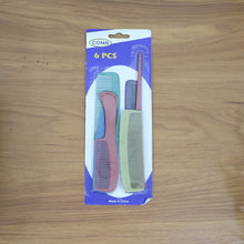 Assorted Styling Hair Comb - (6 Pc / Set)