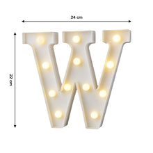 W Shaped LED Decorative Night Light (1 Pc)