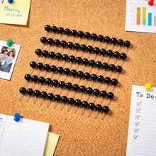 Black Push Pins