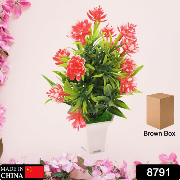 Wild Artificial Flower Plant with Pot