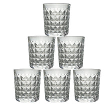 Premium Crystal-Style Glass Tumbler Set (6 Pc / 210 ML)