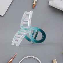 Plastic Hair Clamp Grip, Simple Matte Hair Barrette Clamp (12 Pc /  Mix Design)