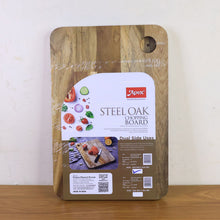 Apex Steel Oak Medium Cutting Board with Wooden Handle (1 Pc)