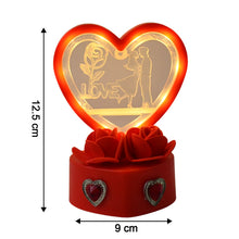 Heart-Shaped Love Couple Decorative Showpiece (1 Pc)