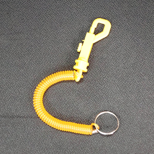 Coiled Retractable Keychain - (1 Pc)