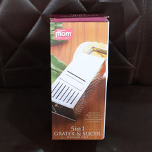 Supermom Premium 5-in-1 Stainless Steel Grater and Slicer