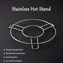 Stainless Steel Round Table Ring Hot Pot Stand (1 Pc)