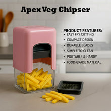 Apex Heavy Duty Potato Chipser & Vegetable Chopper with Dual Blade Set